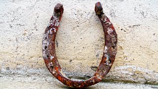 Old Rusty Horseshoe Restoration [upl. by Rolland842]