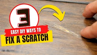 3 DIY Ways to Fix a Scratch in Hardwood Floors [upl. by Eanel]