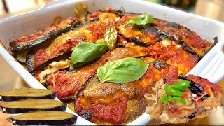 PARMIGIANA DI MELANZANE 🍆 ricetta tipica [upl. by Kciredes]