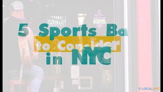 5 Sports Bars To Consider in New York City [upl. by Yema]