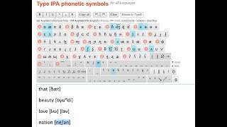 Typing IPA Symbols on ipa typeit org [upl. by Werda]