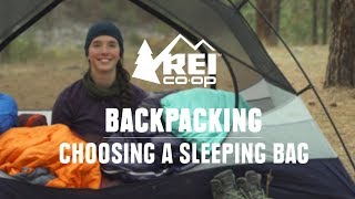 How to Choose Backpacking Sleeping Bags  REI [upl. by Hattie751]