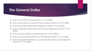 Directors and their Duties An Overview [upl. by Prader990]