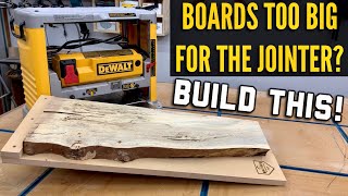 How to make a planer sled  Flatten Large Boards [upl. by Radnaxela]