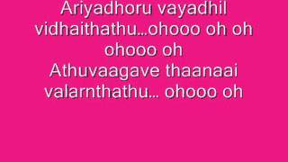 VEPPAM  Mazhai Varum Female Lyrics [upl. by Ho]