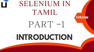 Selenium in Tamil  Introduction  Payilagam  Selenium Training in Chennai [upl. by Banwell861]