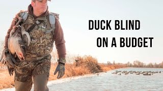 How To Build A Duck Blind Fast Cheap and Effective [upl. by Dlanor934]