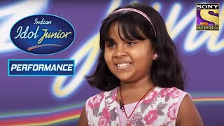 Anjanas Performance On quotAapki Nazron Ne Samjhaquot Impresses The Judges  Indian Idol Junior [upl. by Neelak]