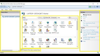 IIS Manager Configuration  How to Activate IIS Service and Feature in Windows [upl. by Gnehs]