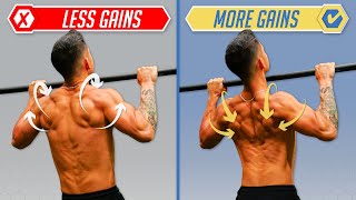 How To Get MORE Gains From PullUps 4 Mistakes You Need To Fix [upl. by Caputto]