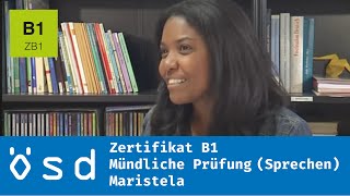 ÖSD Zertifikat B1 – Mündliche Prüfung Sprechen [upl. by Carlynne246]