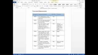 Documenting Functional Requirements [upl. by Eibob999]