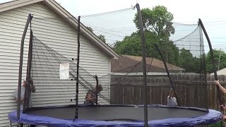 How to Set Up A Trampoline [upl. by Edora524]