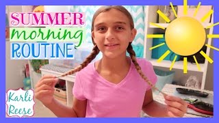 MY SUMMER MORNING ROUTINE [upl. by Rayle]