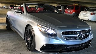 MercedesAMG S63 Cabriolet  One Take [upl. by Ahsitneuq]