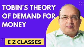 Tobins Theory of Demand for Money HINDI [upl. by Ansev307]