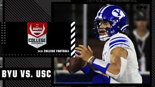 BYU Cougars at USC Trojans  Full Game Highlights [upl. by Noel501]