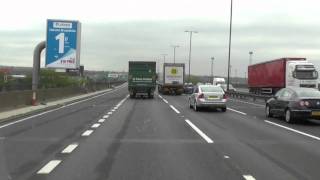 M6 Motorway  Using the new hard shoulder system [upl. by Grange]