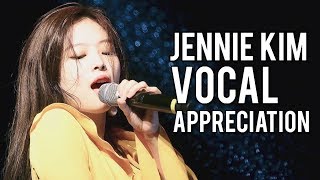 BLACKPINK JENNIE VOCAL APPRECIATION Singing Live Compilation [upl. by Blasius]