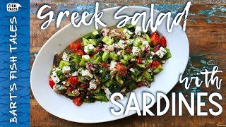 Easy Greek SARDINE salad  Bart van Olphen [upl. by Saidee]