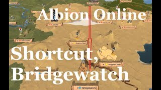 Albion Online  Caerleon to Bridgewatch fast almost safely [upl. by Namlak]