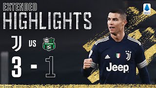 Juventus 31 Sassuolo  Ramsey amp Ronaldo Secure win with Late Goals  EXTENDED Highlights [upl. by Yraillih]