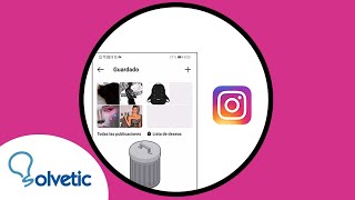 🗑 Cómo ELIMINAR TODOS lo GUARDADO en Instagram  PUBLICACIONES [upl. by Aihsetel]