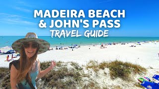 Best Florida Beaches  MADEIRA BEACH  Madeira Beach amp Johns Pass Village amp Boardwalk Travel Guide [upl. by Margalit]