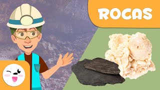 Las ROCAS para niños  Formación clasificación y usos  Ciencias para niños [upl. by Yseult]