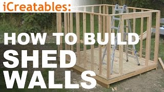 How To Build A Shed  Part 5  Wall Framing [upl. by Eulau825]