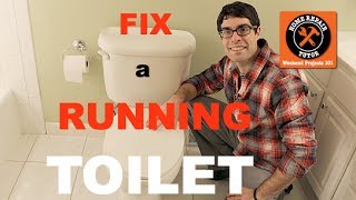 Fix a Toilet That Keeps Running [upl. by Bull9]