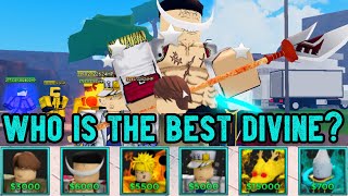 Who is the Best Divine in Ultimate Tower Defense Divine Tier List And Guide Whitebeard or Whis [upl. by Karlie]