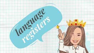 Language Registers [upl. by Kehoe]