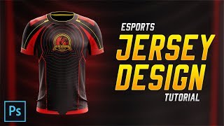 Esports Jersey Design Tutorial in Photoshop CC 2018 [upl. by Hendrix]