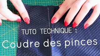 Tuto couture  Coudre une pince [upl. by Acinorav]