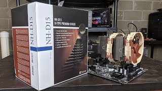 Noctua NHD15 Unboxing Overview amp Installation LGA 115x amp AM4 [upl. by Homans]