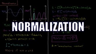 Quantum Chemistry 36  Normalization [upl. by Ecilayram]