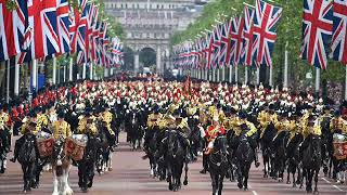 FAMOUS BRITISH MARCHES  BLACK DYKE BAND Massed Band [upl. by Wendt]