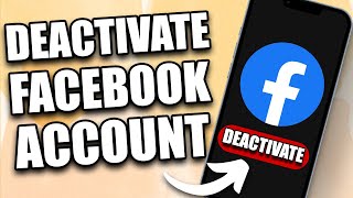 How to Deactivate Your Facebook Account 2024 [upl. by Armillas905]