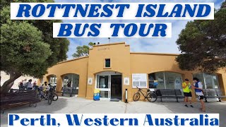 ROTTNEST ISLAND BUS TOUR Perth Western Australia [upl. by Inafetse]