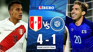 PERÚ vs EL SALVADOR 41  AMISTOSO INTERNACIONAL 2022 [upl. by Brecher191]