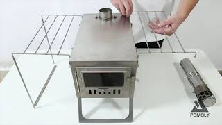 Pomoly T1 Series Stove Display Assembly And Disassembly Old Version [upl. by Mercer]