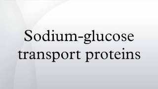 Sodiumglucose transport proteins [upl. by Drol458]