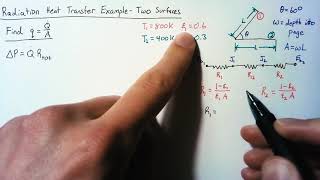 Radiation Heat Transfer Example  Two Surfaces [upl. by Erik993]