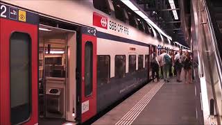 How to get to town from Zurich Airport by train [upl. by Yrrad]