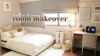 cosy amp aesthetic room makeover 🛏🧸 Shopee  IKEA [upl. by Nakada]