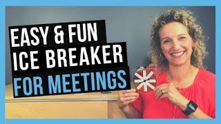 Fun Icebreakers for Meetings TEAM BONDING ACTIVITIES FOR WORK [upl. by Nnylyrehc]