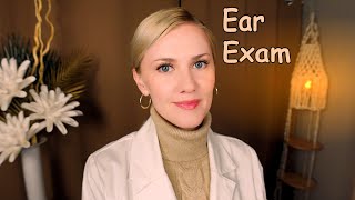 testing and examining your EARS 👂 ASMR WHISPER [upl. by Spoor]