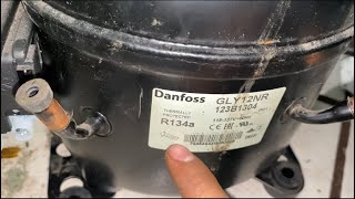 Como instalar un compresor de 13 con R134a danfoss [upl. by Tindall]