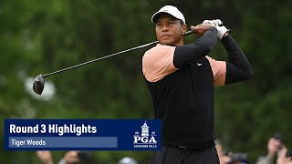 Tiger Woods  Round 3  PGA Championship  2022 [upl. by Derina]